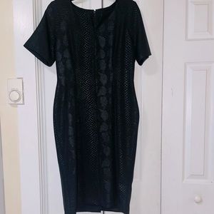 NWT Jones New York Women's Size 6 Black Dress